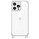 Mobigear Bungy iPhone 14 Pro Max Hardcase Backcover - Silber