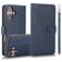 Mobigear Wallet iPhone 16 Plus Hülle Abnehmbare 2in1 Klapphülle Geldbörse - Blau