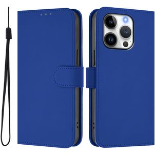 Mobigear Urban Wallet iPhone 16 Pro Hülle Klapphülle Geldbörse - Dunkelblau