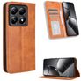 Mobigear Sensation Xiaomi 14T Hülle Klapphülle Geldbörse - Braun