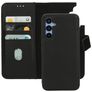 Mobiparts Samsung Galaxy A54 Hülle Echtes Leder Abnehmbare 2in1 Klapphülle Geldbörse - Schwarz