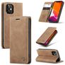 Caseme 013 iPhone 12 Mini Hülle Klapphülle Geldbörse - Braun