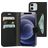 Mobiparts Classic Wallet iPhone 12 Pro Hülle Klapphülle Geldbörse - Schwarz
