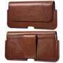Mobigear Deluxe Belt Gürteltasche (max 16,5 cm x 8,5 cm) - Gürtelclip - Holster - Braun