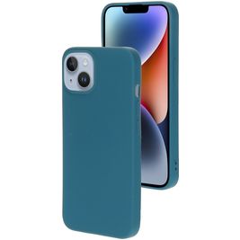 Mobiparts iPhone 14 Silikon Hülle Backcover - Blueberry Blue