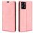 Mobigear Retro Slim Motorola Moto E13 Hülle Klapphülle Geldbörse - Pink