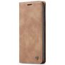 Caseme 013 Samsung Galaxy A41 Hülle Klapphülle Geldbörse - Braun
