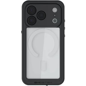 Ghostek Nautical Slim Durchsichtig iPhone 17 Pro Wasserdicht MagSafe Hülle Hardcase Backcover Stoßfest - Transparent