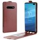 Mobigear Samsung Galaxy S10 Plus Hülle Flipcase - Braun