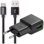 Mobigear Essentials Single USB Ladegerät USB-C 1 Meter 12W 2.4A - Schwarz