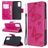 Mobigear Butterfly Samsung Galaxy S20 Hülle Klapphülle Geldbörse - Magenta