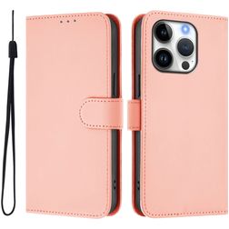 Mobigear Urban Wallet iPhone 16 Pro Hülle Klapphülle Geldbörse - Pink