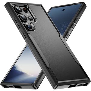Mobigear Heavy Armor Samsung Galaxy S24 Ultra Hülle Hardcase Backcover Stoßfest - Schwarz