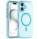 Mobigear Shockproof iPhone 16 Plus MagSafe Hülle Flexibles TPU Backcover - Blau