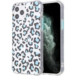 Mobigear Leopard iPhone 12 Pro Max Hülle Flexibles TPU Backcover - Weiß