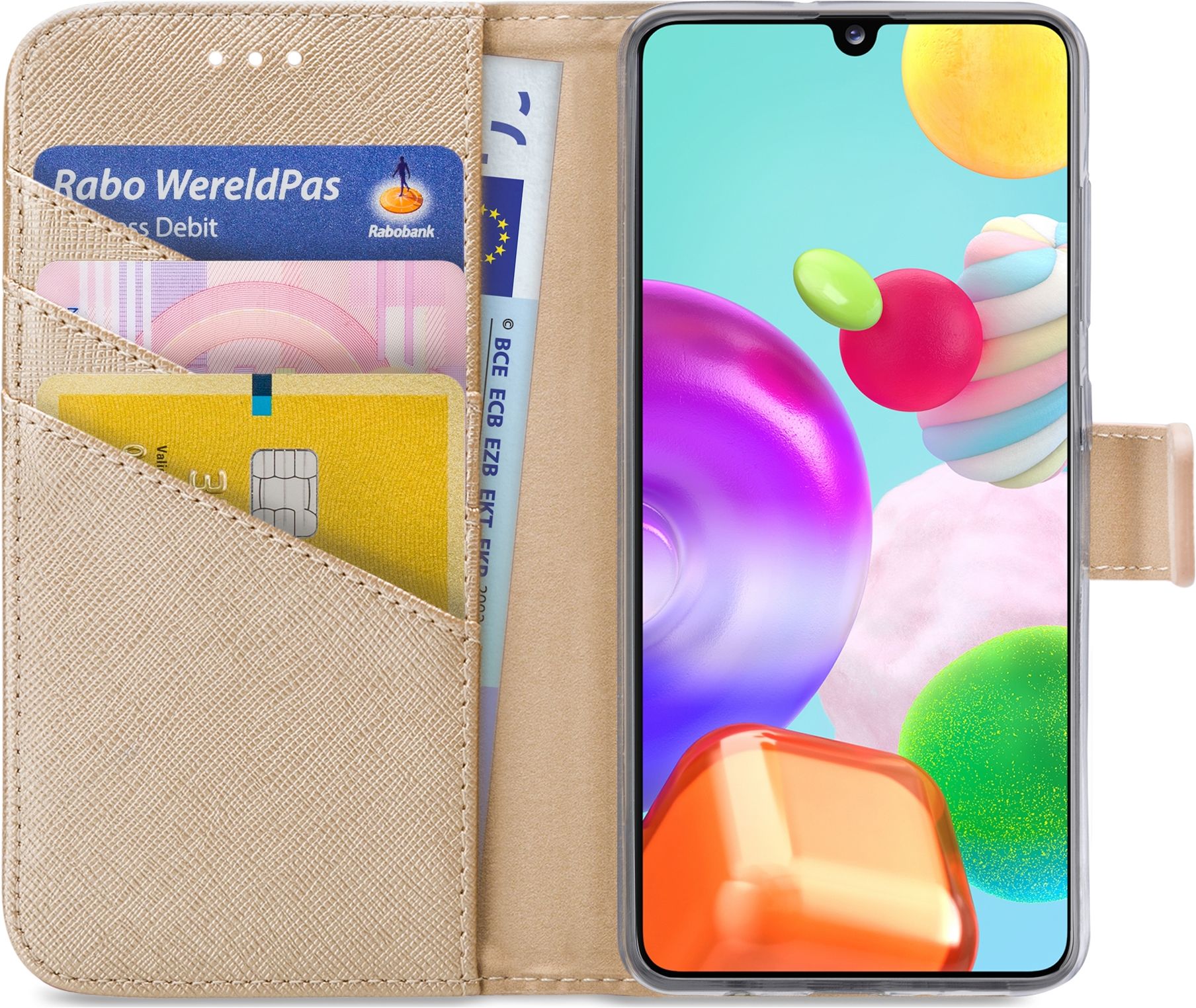My Style Flex Wallet Samsung Galaxy A41 Hülle Klapphülle Geldbörse