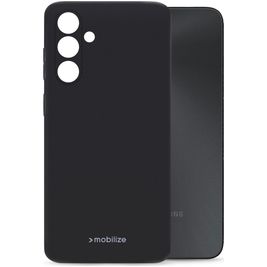 Mobilize Rubber Gelly Samsung Galaxy A05s Hülle Flexibles TPU Backcover - Matt Black