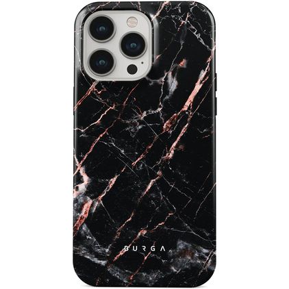 Burga Tough iPhone 15 Pro Max Hülle Hardcase Backcover Stoßfest - Rose Gold Marble