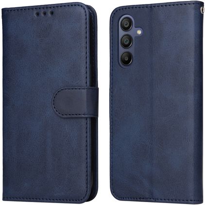 Mobigear Wallet Samsung Galaxy A16 Hülle Klapphülle Geldbörse - Blau