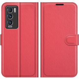 Mobigear Classic Realme GT Master Edition Hülle Klapphülle Geldbörse - Rot