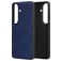 Mobiparts Classic Samsung Galaxy S26 MagSafe TPU / Kunstleder Backcover - Sapphire Blue