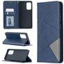 Mobigear Rhombus Slim Samsung Galaxy A52s 5G Hülle Klapphülle - Blau