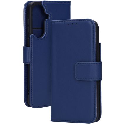 Mobiparts Wallet Samsung Galaxy A57 Hülle Echtes Leder Klapphülle Geldbörse - Blau