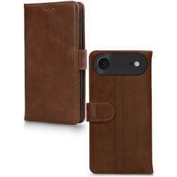 Mobilize Wallet iPhone Air Hülle Echtes Leder Klapphülle Geldbörse - Braun