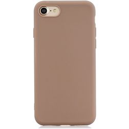 Mobigear Colors iPhone SE (2020) Hülle Flexibles TPU Backcover - Braun