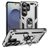 Mobigear Armor ring Samsung Galaxy S26 Ultra Hülle Hardcase Backcover Stoßfest mit Ringhalter - Silber