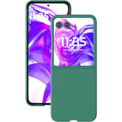 Mobigear Colors Motorola Razr 50 Ultra Hülle Hardcase Backcover - Grün