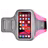 Mobigear Easy Fit Handyhalterung Joggen Motorola Moto G13 Sporthülle Neopren Sportarmband - Pink