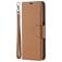 Mobigear Excellent Samsung Galaxy A12 Hülle Klapphülle Geldbörse - Cognac