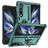 Mobigear Armor Ring Samsung Galaxy Z Fold 4 Hülle Hardcase Backcover Stoßfest mit Ringhalter - Grün