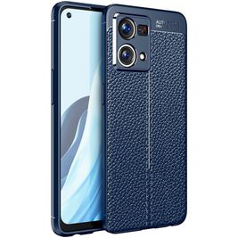 Mobigear Luxury OPPO Reno 7 4G Hülle Flexibles TPU Backcover - Blau