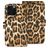 My Style Flex Wallet iPhone 16 Pro Max Hülle Klapphülle Geldbörse - Wild Leopard