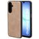 Mobiparts Classic Samsung Galaxy A17 MagSafe TPU / Kunstleder Backcover - Moonstone Beige