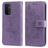Mobigear Flowers OPPO A74 5G Hülle Klapphülle Geldbörse - Lila