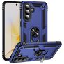 Mobigear Armor ring Samsung Galaxy A57 Hardcase Backcover Shockproof mit Ringhalter - Blau