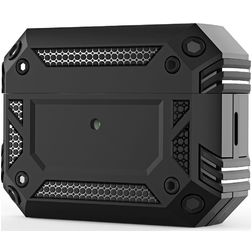 Mobigear Armor Apple AirPods Pro 2 Stoßfeste Hardcase Hülle - Schwarz