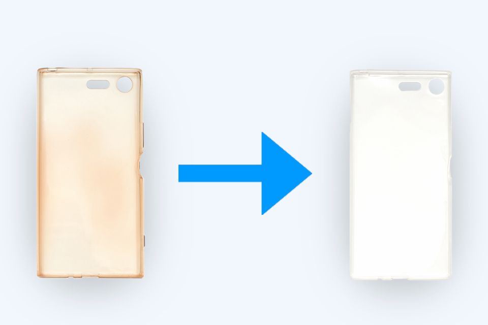 Durchsichtige Handyhülle sauber machen? So macht man das