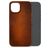 Mobilize Premium iPhone 15 MagSafe Hülle Echtes Leder Backcover - Burned Cognac