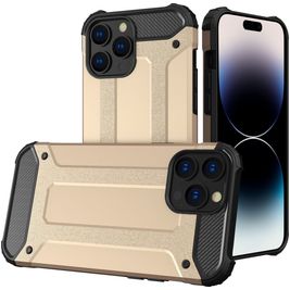 Mobigear Outdoor iPhone 14 Pro Max Hülle Hardcase Backcover Stoßfest - Gold