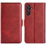 Mobigear Slim Magnet Samsung Galaxy M55 Hülle Klapphülle Geldbörse - Rot