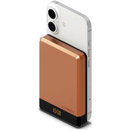 Cygnett MagSlim Single USB-C Powerbank 10.000 mAh 15W - MagSafe Kompatibel - Copper
