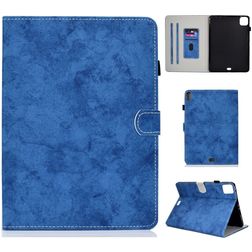 Mobigear Folio iPad Air 4 (2020) Hülle Klapphülle + Stifthalter - Marmor Blau