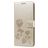Mobigear Roses Samsung Galaxy A20s Hülle Klapphülle Geldbörse - Gold
