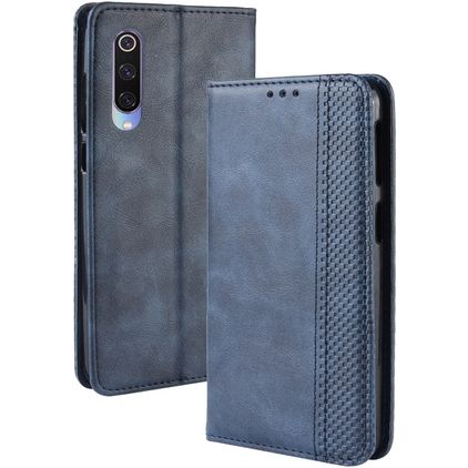 Mobigear Sensation Xiaomi Mi 9 Hülle Klapphülle Geldbörse - Blau