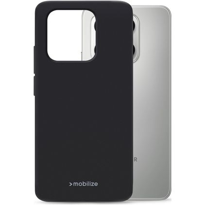 Mobilize Rubber Gelly HONOR 400 Smart Hülle Flexibles TPU Backcover - Schwarz