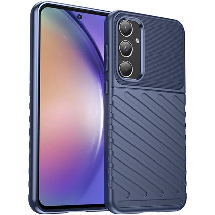 Mobigear Groove Samsung Galaxy A55 TPU (flexibel) Backcover - Blau